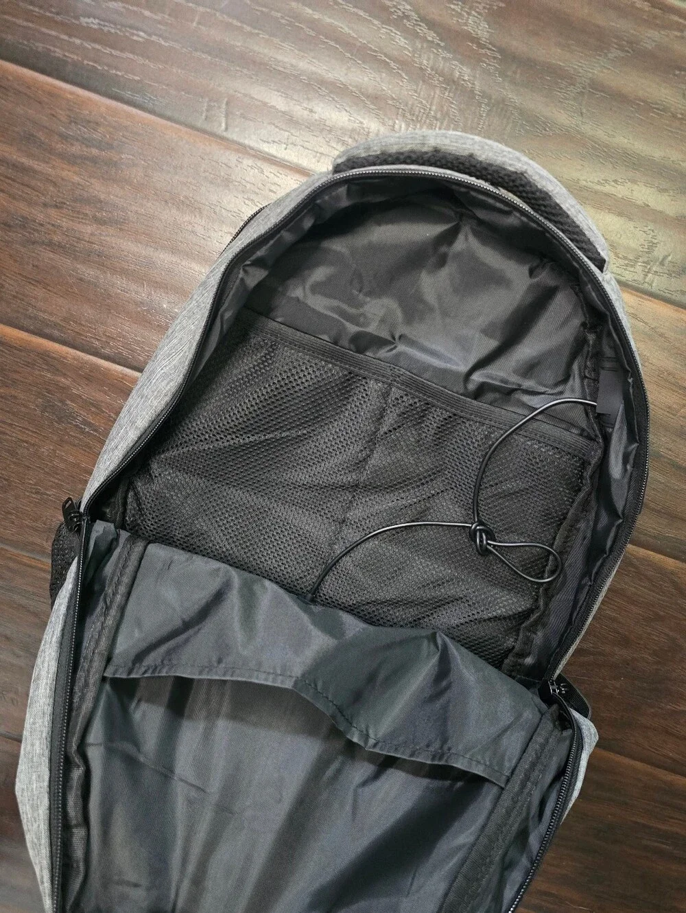 Enforce Grey Multi Zipper Compartment Utility Backpack
